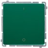 Spínač 2-pólový (2) 10AX/250V pikt.0/1 (SS) zelená SIMON Basic (simon)