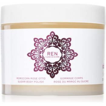 REN Clean Skincare Moroccan Rose Otto Sugar Body Polish telový peeling 330 ml