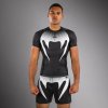 Funkčné tričko – rashguard Venum No Gi – krátke rukávy – Black/White Velikost: L