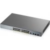 Zyxel GS1350-26HP 26 Port smart managed CCTV PoE switch, long range, 375W, 24x GbE, 2x combo RJ45/SFP