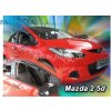 Deflektory - protiprievanové plexi Mazda 2 5D 2003 - 2007