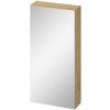Cersanit City skrinka 40x14.1x80 cm so zrkadlom dub S584-114