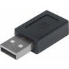 Adaptér Manhattan USB, USB-C 2.0 samica na USB-A samec, čierna 354653