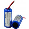 KeepPower 1S1P 16340 700 mAh Li-ion 3,7V s ochranou s pájkovacími vodičmi