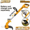 INGCO Akumulátorový krovinorez 300 mm 20 V (bez batérie a nabíjačky)