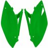 RTECH bočné číslové tabuľky KAWASAKI, RTECH (zelené, pár)