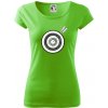 Terč na lukostreľbu - Dámske tričko Pure - 2XL ( Apple Green )