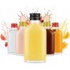 5x Fľaša PLOSKAČKA 100 ml + uzáver na nálevy SKLENENÉ FLAŠE 100 ml