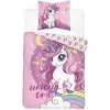 Obliečky bavlnené, Unicorn, 140 x 200cm + 70 x 80 cm