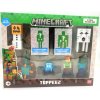 FIGÚRKY Minecraft 3D Toppeez GHAST STEVE SKELET GOLEM