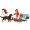 Schleich Horse Club Nocovanie v stajni s Hannah 42748