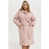 Dámsky župan Italian Fashion Karina dl.r. béžový Farba: Ružová, Veľkosť: XL