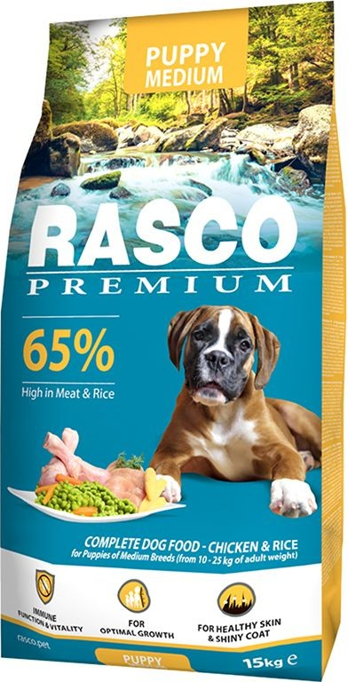 Rasco Premium Puppy & Junior Medium 15 kg