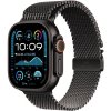 Apple Watch Ultra 2 49 mm Čierny titán s čiernym titánovým milánskym ťahom – S MX4W3CS/A
