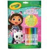 Crayola Color & Activity: Gabbyho domček s bábikami, zošit s aktivitami a 7 značkovačmi