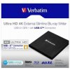 Verbatim externí Blu-Ray mechanika Ultra HD, 4K, 43888, USB 3.1 Gen1 (3.0), USB C