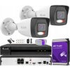 Hilook by Hikvision Súprava na IP monitoring 6Mpx 2 kamery IPCAM-B6-30DL, Hybrid Light, 4-kanálový záznamník s PoE, MD 2.0 - HiLook od Hikvision