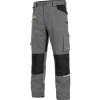 CANIS Pánske nohavice CXS STRETCH, skrátené 170-176 cm, sivo-čierne, Varianta sivo-čierna, Veľkosť 50