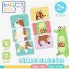KukiKuk Véééliká skládačka Veselá zvířátka Betexa