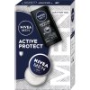 Nivea Men Nivea MEN Active Clean sprchový gél 250 ml + Nivea MEN Original krém 75 ml kozmetická sada