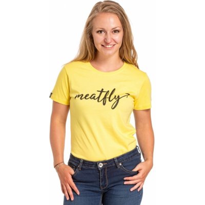 Meatfly Dámske tričko Luna žltá