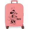 ABS cestovný kufor MINNIE MOUSE Happines Coral, 55x40x20cm, 37L, 3668622 (small exp.)