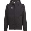 Juniorská futbalová bunda adidas, ENT22 AW JKTY čierna,biela 128