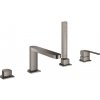 Grohe Plus - Batéria na okraj vane, 4-otvorová inštalácia, kefovaný Hard Graphite - 29307AL3