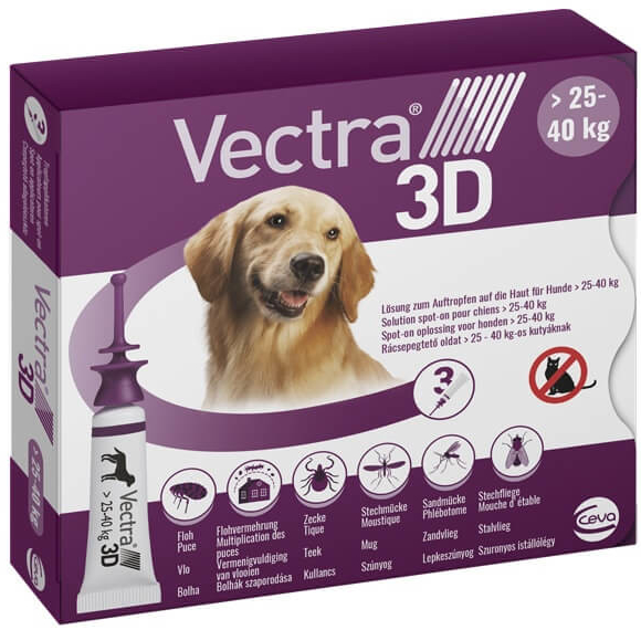 Vectra 3D dog L 25-40 kg 3 x 4,7 ml