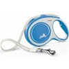 Vodítko Flexi New Comfort L opasok 8m/50kg modrá