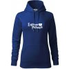 Harry - Espresso Patronum - Mikina dámská Cape s kapucí - 2XL ( Kráľovská modrá )