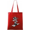 Ski kostra - Taška bavlnená - 42 x 38 cm ( Červená )