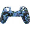 Silikónový obal na ovládač PS4 Farba: kamufláž modrá