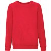 Fruit of the Loom Detská mikina 62-039-0 Red 104