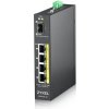 ZyXEL RGS100-5P, 5-port Gigabit switch: 4x GbE + 1x SFP, PoE