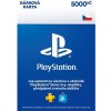 PlayStation Store predplatená karta 5000 Kč