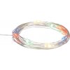 LED svetelná reťaz 10x mini LED, viacfarebná, IP20, medený drôt, 1,1 m