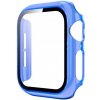 AppleKing transparentné puzdro s tvrdeným sklom pre Apple Watch 42mm - modré - možnosť vrátiť tovar ZADARMO do 30tich dní