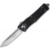 MICROTECH Zatvárací nôž Combat Troodon T/E Stonewash - čierny (144-10)