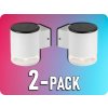 V-TAC Solárne LED nástenné svietidlo 1W, biele, IP54, 3000K/2-PACK!