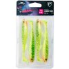 FOX Rage Gumová nástraha Slick Shad 13cm UV Lemon Tiger 4ks