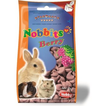 Nobby StarSnack Nobbits Berry maškrty pre hlodavce plody 75 g