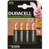 DURACELL nabíjateľná batéria tužková AA 2500 mAh 4 ks