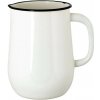 Strömshaga Biely smaltovaný džbán Emil´s Enamel Offwhite 14,5 x 20 cm 2,5 l