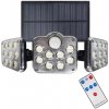 Milagro LED Solárny reflektor so senzorom pohybu LED/20W/3,7V 1200 mAh IP44 + DO MI2232 + záruka 3 roky zadarmo