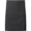 Premier Workwear Gastro zástera PR141 Black Denim Pantone 426C 70x50 cm