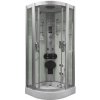 Aplomo Wolf šedý 90x90x220 parný masážny sprchový box, MO-09909AS