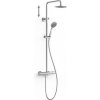 Sprchový systém TRES Over-Wall s termostatickou batériou chróm 19038710