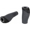 XLC gripy 'Ergonomic' GR-S04 čierna/edá, 135/92mm, zajitení rouby