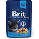 Brit Premium Kitten Chicken Chunks s kuracími kúskami 100 g